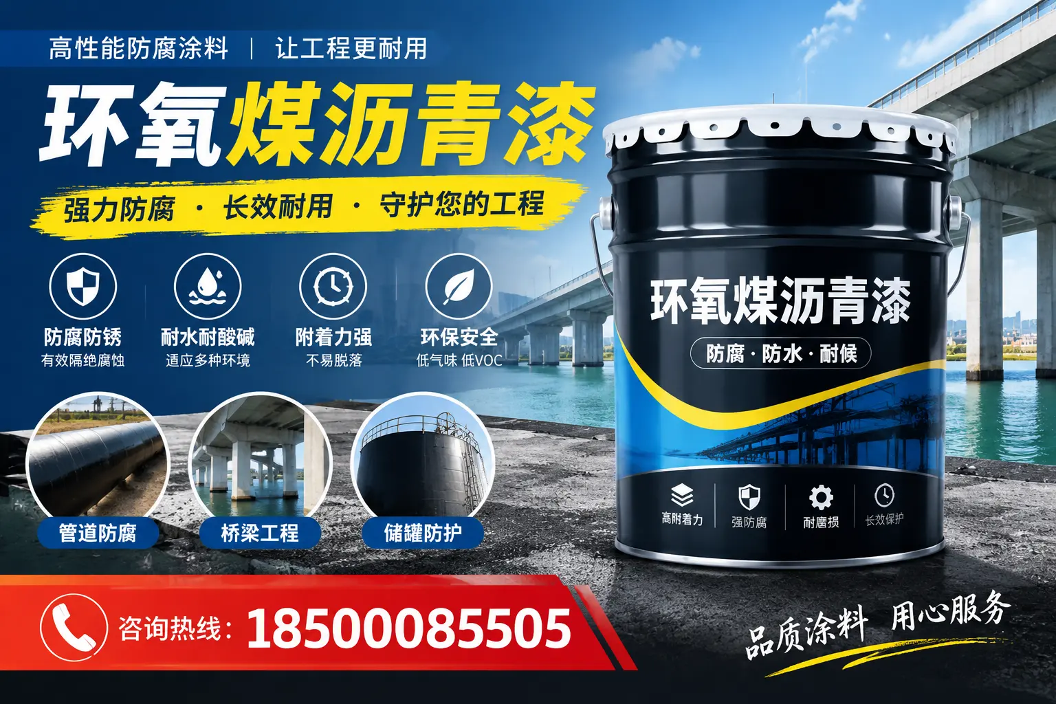 环氧煤沥青漆的施工流程详解,玉树企业的必备知识